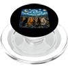 Funny Cat Starry Night Van Gogh Cat Love Gatti Van Gogh Art Notte stellata Amante Gatto Mamma Parodia PopSockets PopGrip per MagSafe
