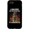 Regalo originale per gli appassionati de Custodia per iPhone SE (2020) / 7/8 Abito Malinois per gli amanti dei cani con umorismo pastore
