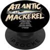 4AtlanticMackerelLovers Atlantic Sgombro Fatti Pescatori Pesca Uomini Papà Pesce Padre PopSockets PopGrip Adesivo