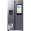 SAMSUNG Frigorifero americano SAMSUNG RS90F67BETEF, Sistema Multi Flow: No; raffreddamento frigorifero: No Frost; congelatore: Frost, Capacità netta totale 614 l, Rumorosità: 34 dB(A), LAN wireless, Dispenser acqua, ghiaccio, Dimensioni: L 91,2 cm A 178 …