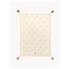 Cam Cam Copenhagen Coperta trapuntata in cotone organico Blueberries - Bianco, Beige