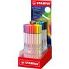 Stabilo Pennarello 68 Brush Arty - colori assortiti - Stabilo - expo 80 pezzi - Z17984