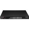 Edimax GS-5424PLX switch di rete Gestito L2 Gigabit Ethernet (10/100/1000) Supporto Power over (PoE) 1U Nero [GS-5424PLX]