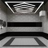 SOGI Luci LED a soffitto per garage SOGI LAM-FR01 - 6 frecce - 6500 K - 384 W - 4866x2451 mm