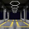 SOGI Luci LED esagonali car detailing SOGI LAM-ES15 - 6 esagoni - 6500 K - 186 W - 4904x969 mm