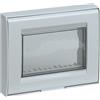 vimar idea calotta placca ip55 3 moduli per idea 8000 grigio stagna esterno vimar 13733.q