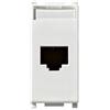 vimar plana presa dati lan telefonica rj45 netsafe cat6 utp 110 bianca vimar 14339.6