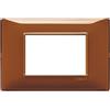 vimar plana placca 3 moduli reflex tabacco mostrina vimar 14653.49