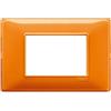 vimar plana placca 3 moduli reflex arancio mostrina vimar 14653.48