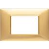 vimar plana placca 3 moduli oro opaco mostrina vimar 14653.25