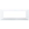 vimar plana placca 7 moduli bianco mostrina vimar 14657.01