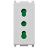 vimar plana silver presa 2p+t 16a p17/11 vimar 14203.sl