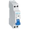 chint 190260 nbh8 40h c25 1pn 6 interruttore magnetotermico 1p+n 25a curva c 6ka 1 modulo din
