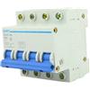 Chint interruttore magnetotermico da guida din quadro 4poli 32a 4,5ka 4 moduli chint 41410 curva c 186541