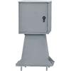 OEC contenitore armadio in vetroresina area a bs 550 X 540 su basamento con serratura triangolare OEC S04741GK