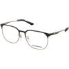 Emporio Armani EA1158D 3002 | Occhiali da Vista Graduati | Prova Online | Metallo | Browline | Nero | Adrialenti