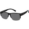 Polaroid PLD 9006/S DL5/Y2 | Occhiali da Sole Graduati o Non Graduati | Prova Online | Unisex | Plastica | Rettangolari | Nero | Adrialenti