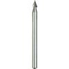 Dremel 118 punte da taglio per fresatura in set di accessori da 2 pezzi - 2 frese ad alta velocità a forma di triangolo con diametro di lavoro di 3,2 mm