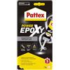 Pattex Power Epoxy Saldatutto Mix 5 minuti, Colla epossidica, 1 x 12 g | Extra forte, Bicomponente, Trasparente, Durevole, Multiuso, Per interni ed esterni, Ideale per plastica e altri materiali