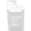 BARATTOLO DOSATORE C/MISURINO PET/PP/PS