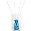 DIFFUSORE DI FRAGRANZA HYDRIA BLUE VETRO C/BASTONCINI FIBER WOOD