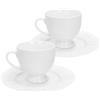 TAZZINA CAFFE' GEORGETTE SET 2 PZ NEW BONE CHINA