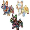SALVADANAIO CANE DECORI ASSORTITI DOLOMITE