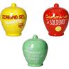 SALVADANAIO CLASSICO COLORI E FRASI ASSORTITE DOLOMITE