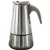 CAFFETTIERA BORBOTTINA 4 TAZZE INDUZIONE INOX MANICO SOFT T