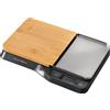 BILANCIA TECHNO COLLECTION ABSC/TAGLIERE BAMBOO VASSOIO INOX