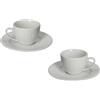 TAZZINA CAFFE SENZATEMPO SET 2 PZ NEW BONE CHINA