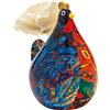 DIFFUSORE DI FRAGRANZA GALLINA C/DIFFUSORE FIORE PORCELLANA
