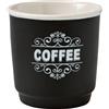 BICCHIERINO CAFFE COLORI E DECORI ASSORTITI NEW BONE CHINA