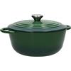 CASSERUOLA COCOTTE VERDE GHISA SMALTATA 4 LT