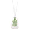 DIFFUSORE DI FRAGRANZA MINI BUBBLE VERDE VETRO C/BASTONCINI FIBER WOOD