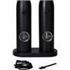 MACINA SALE/PEPE ELETTRICO RICARICABILE C/SUPPORTO SET 2PZ ABS