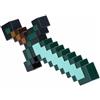 Paladone Luce Spada di Diamante Minecraft Merchandise Ufficiale, 3 Modalità di Luce Dinamica con Reazione al Suono, Decorazione per Stanza di Gioco & Collezionabile, Alimentata a USB o Batterie
