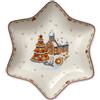 Villeroy & Boch Winter Bakery Delight Ciotola Media, Porcellana, Villaggio di Pan di Zenzero, Ciotolina a Forma di Stella