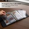Pagine Raccoglitore A5 per Carte Collezionabili, 2 Tasche, 7 e 3 Fori