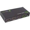 Techly 309913 Switch HDMI 3 in 1 out con Telecomando 4K UHD 3D Nero