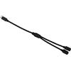 Annadue Cavo Sdoppiatore a Y, Spina Maschio 6 Pin MINI DIN a 2 Prese Femmina 6 Pin MINI DIN, Cavo di Prolunga 0.3 Metri, Plug and Play, per Smartphone, Lettore Musicale, Autoradio