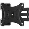 LINK LKBR69 Staffa a Muro Allungabile con 3 Snodi per TV LED/LCD da 14 a 43 - Fino a 18 kg - Compatibile VESA 200x200 - Regolazione Distanza 60-430 mm - Orientamento Orizzontale e Verticale