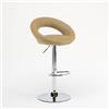 Superstool Sgabello alto girevole da cucina con poggiapiedi regolabile Chicago - Beige