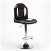 Superstool Sgabello in ecopelle Racing Design pergiochi e bar - nero