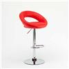 Superstool Sgabello da cucina alto e girevole con poggiapiedi regolabile Chicago - Rosso
