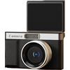 INF Fotocamera Digitale Retrò a Doppia Lente con Zoom Ottico 5x e LCD 2.4" Nero