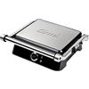 Girmi BS44 Bistecchiera elettrica effetto Petravera, Corpo Inox, Apertura a libro 180°, Cassetto raccolta liquidi, RegolaPiastre 29 X 23 cm