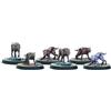 Modiphius British Heritage Modiphius Entertainment | Fallout Wasteland Warfare | Creatures: Mongrel Scavenging Pack | Miniatures | Unpainted