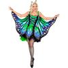 W WIDMANN MILANO Party Fashion - Costume da farfalla da donna | Abito con tutù, ali e cerchietto, costume da animale per Carnevale e feste a tema