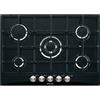 Glem Gas GT755BK Piano Cottura Da Incasso 5 Fornelli Nero